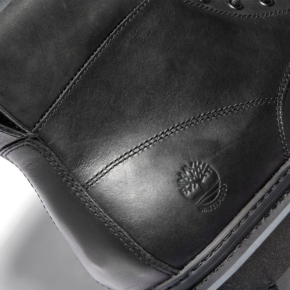 Botas de Nieve Timberland Hombre Port Union Waterproof Plain-Toe Negras - Chile RGY-649320